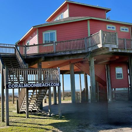 Stunning Beachfront 3 Bedroom Home, Coralmoonbeach Bolivar Peninsula Eksteriør billede
