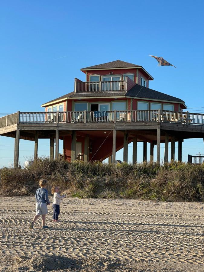 Stunning Beachfront 3 Bedroom Home, Coralmoonbeach Bolivar Peninsula Eksteriør billede